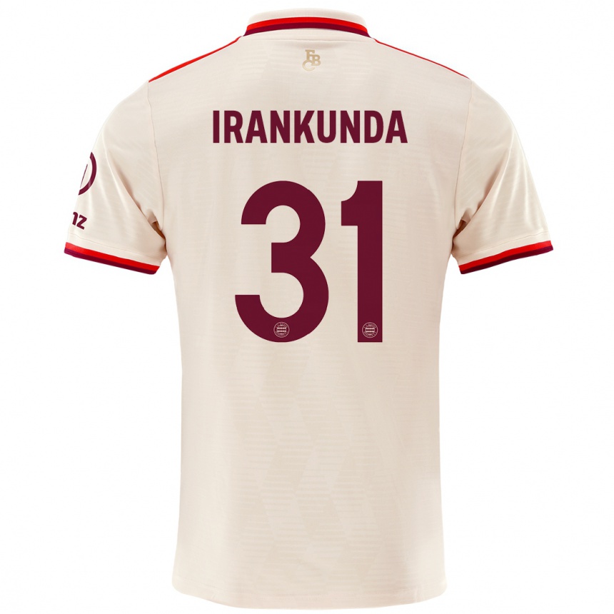 Kids Football Nestory Irankunda #31 Linen Third Jersey 2024/25 T-Shirt