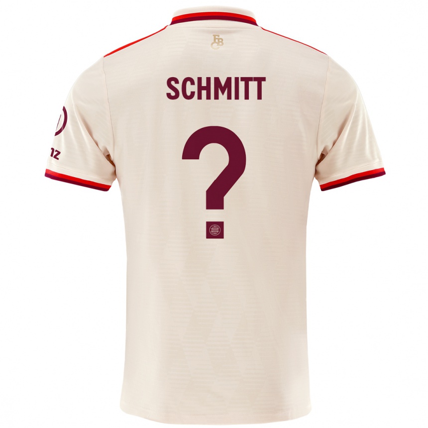 Kids Football Max Schmitt #0 Linen Third Jersey 2024/25 T-Shirt