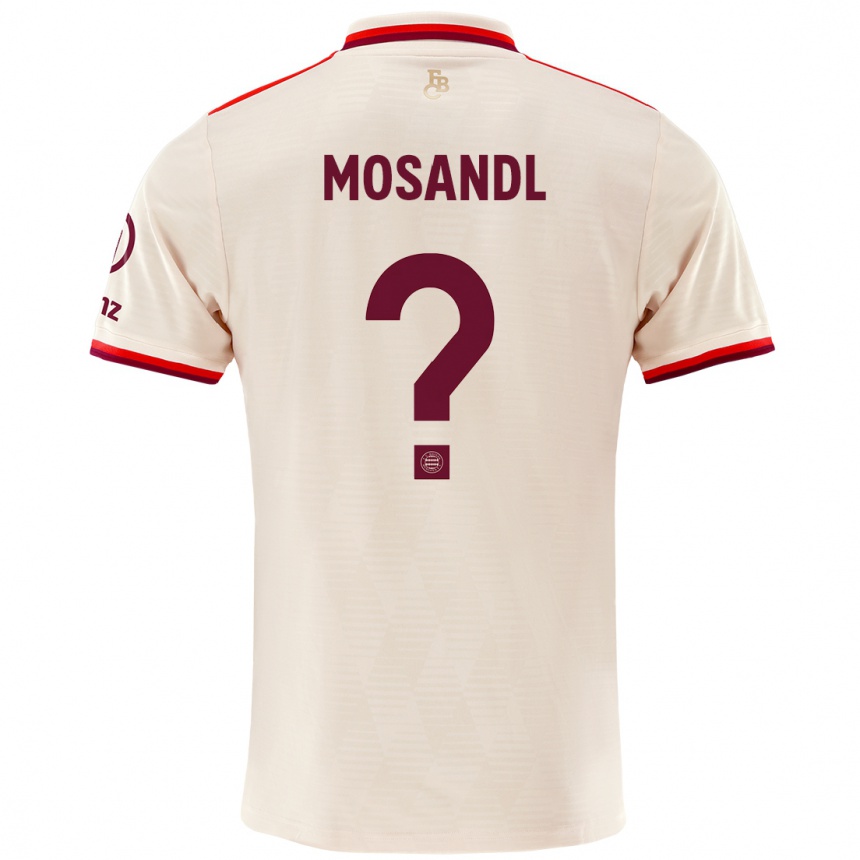 Kids Football Moritz Mosandl #0 Linen Third Jersey 2024/25 T-Shirt