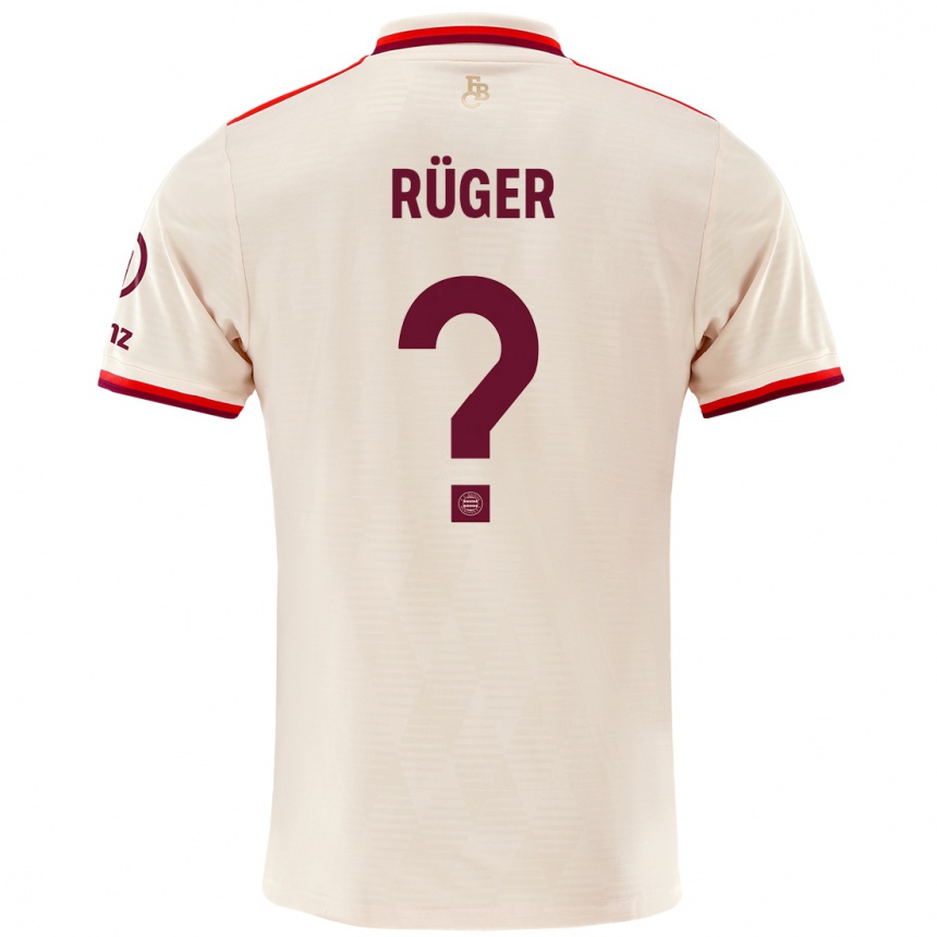 Kids Football Kurt Rüger #0 Linen Third Jersey 2024/25 T-Shirt