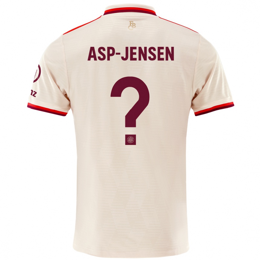 Kids Football Jonathan Asp-Jensen #0 Linen Third Jersey 2024/25 T-Shirt