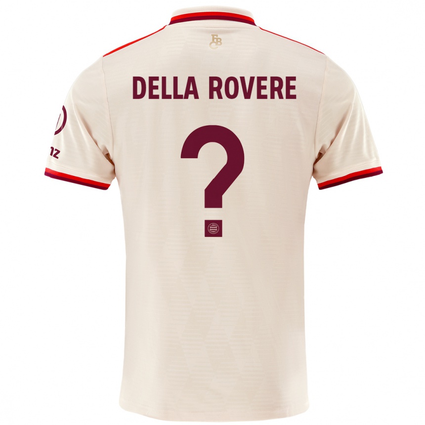 Kids Football Guido Della Rovere #0 Linen Third Jersey 2024/25 T-Shirt