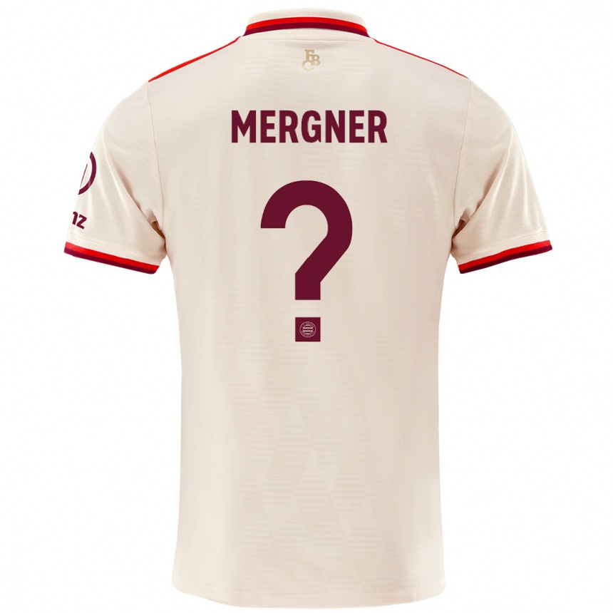 Kids Football Max Mergner #0 Linen Third Jersey 2024/25 T-Shirt