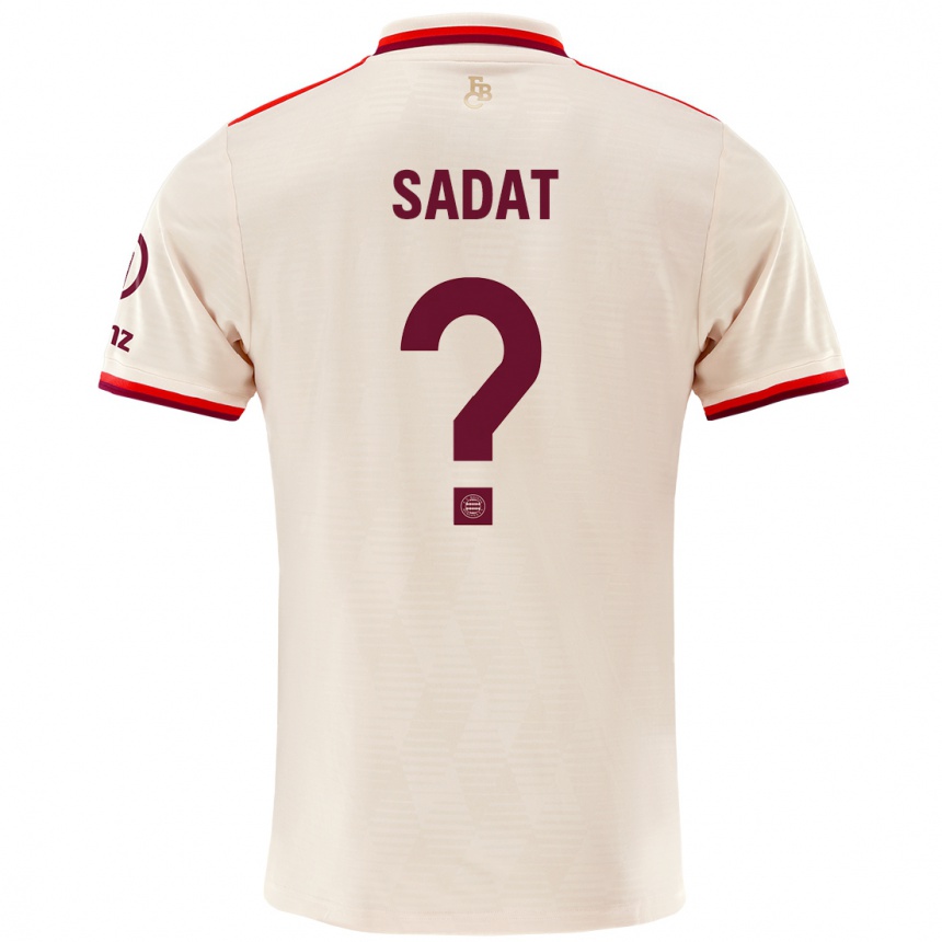 Kids Football Mudaser Sadat #0 Linen Third Jersey 2024/25 T-Shirt