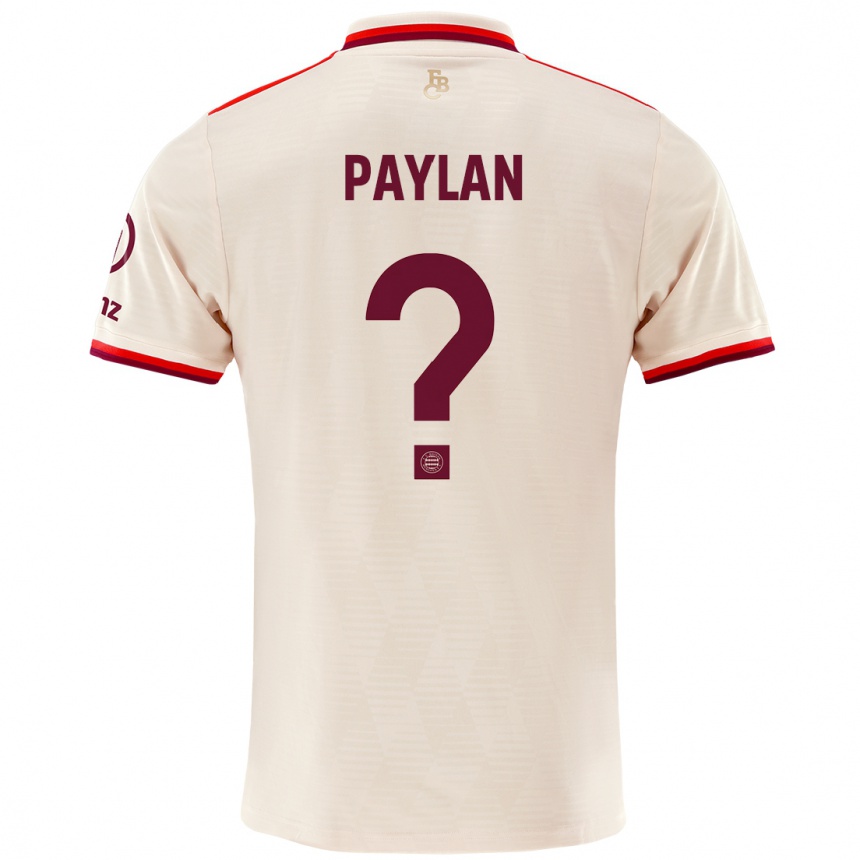 Kids Football Can Paylan #0 Linen Third Jersey 2024/25 T-Shirt