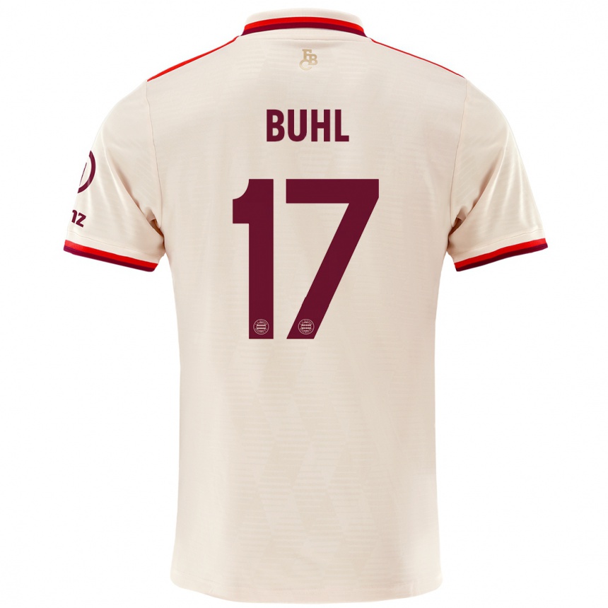 Kids Football Klara Buhl #17 Linen Third Jersey 2024/25 T-Shirt