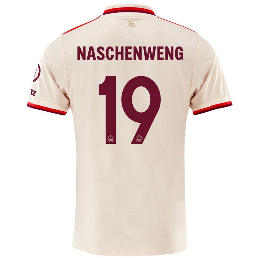 Kids Football Katharina Naschenweng #19 Linen Third Jersey 2024/25 T-Shirt