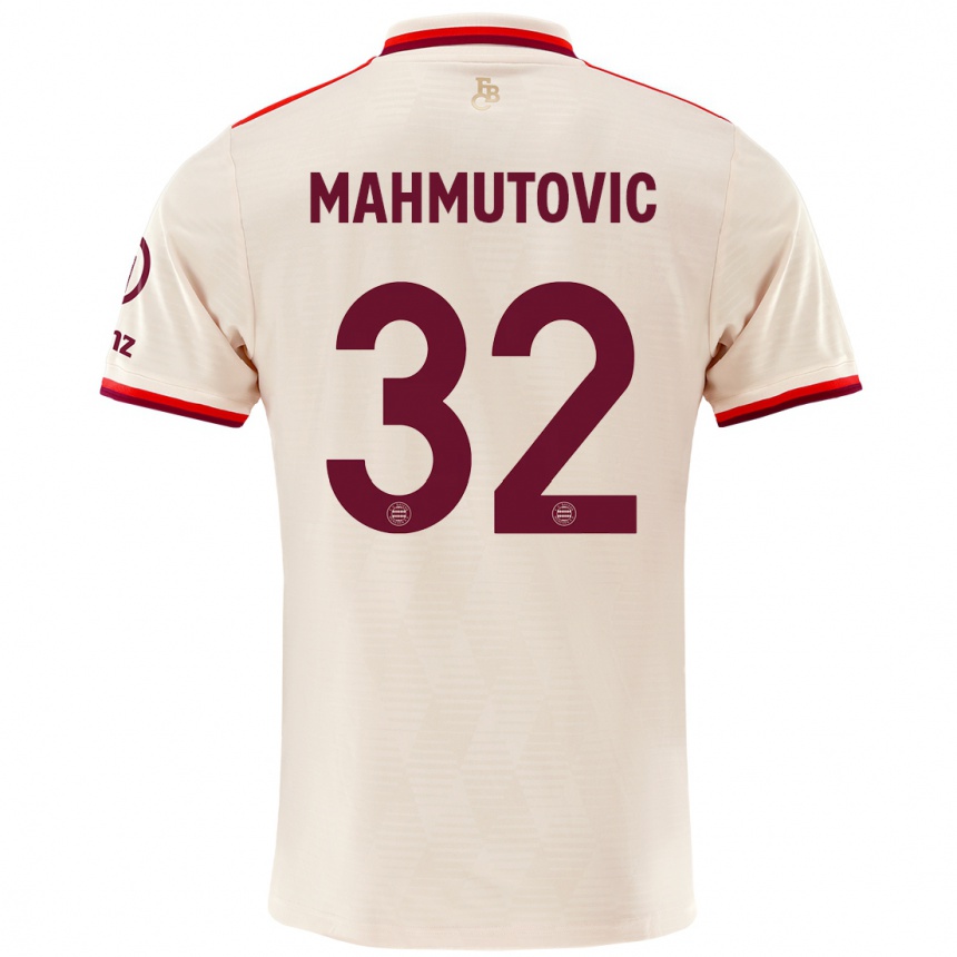 Kids Football Ena Mahmutovic #32 Linen Third Jersey 2024/25 T-Shirt