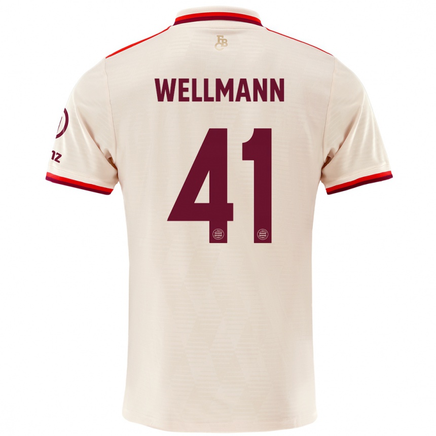 Kids Football Anna Wellmann #41 Linen Third Jersey 2024/25 T-Shirt