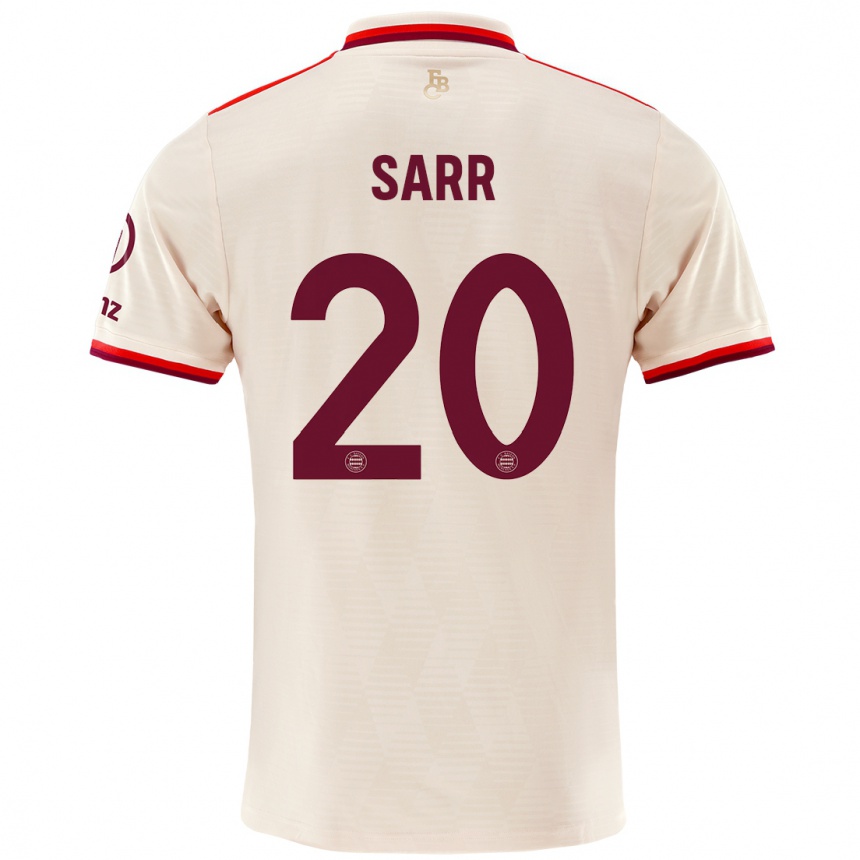 Kids Football Bouna Sarr #20 Linen Third Jersey 2024/25 T-Shirt