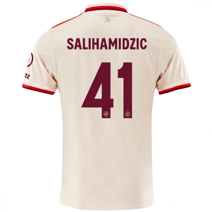 Kids Football Nick Salihamidzic #41 Linen Third Jersey 2024/25 T-Shirt