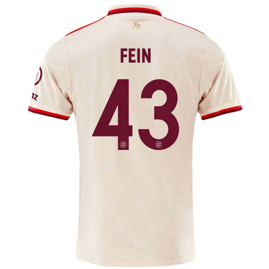 Kids Football Adrian Fein #43 Linen Third Jersey 2024/25 T-Shirt