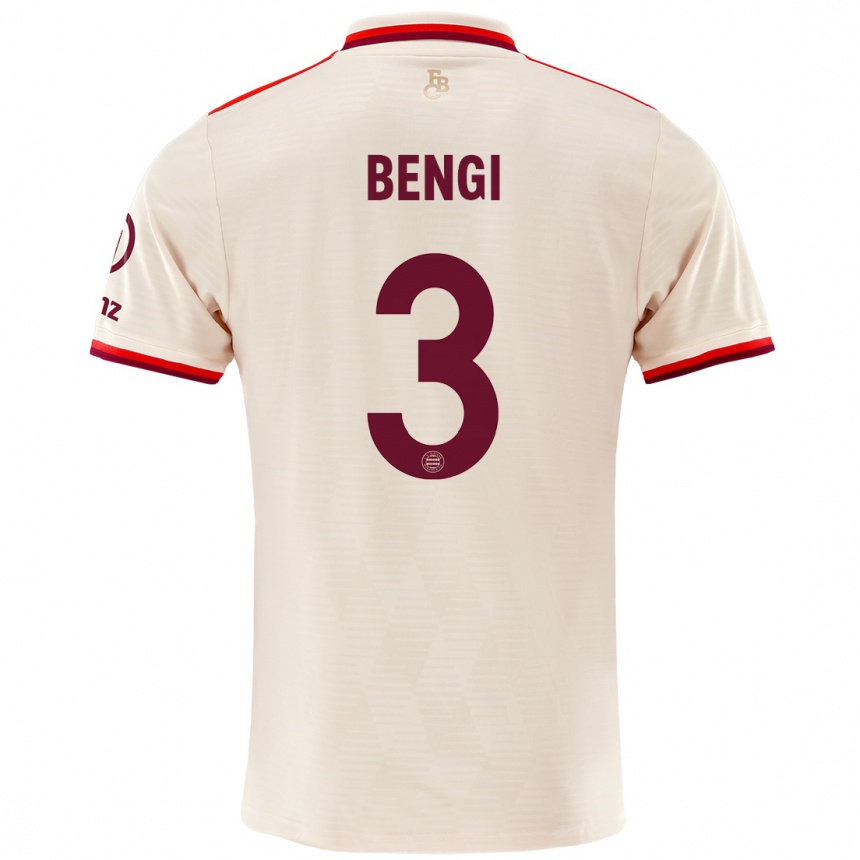 Kids Football Kaan Bengi #3 Linen Third Jersey 2024/25 T-Shirt