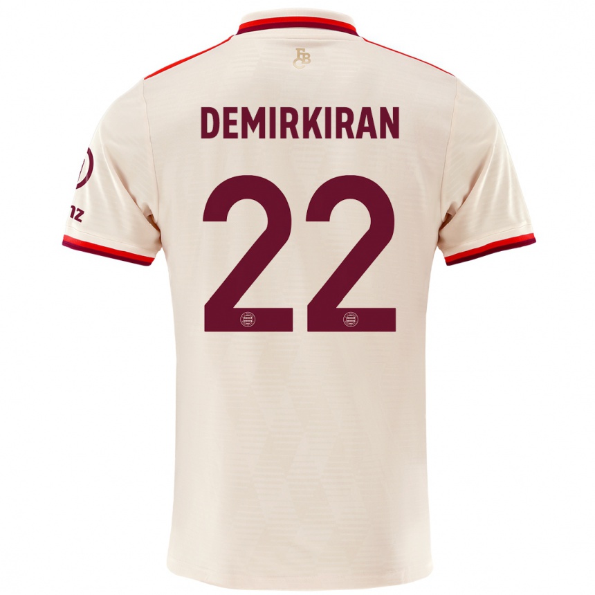 Kids Football Ediz Demirkiran #22 Linen Third Jersey 2024/25 T-Shirt