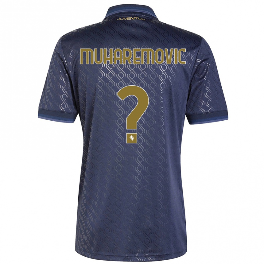 Kids Football Tarik Muharemovic #0 Navy Blue Third Jersey 2024/25 T-Shirt