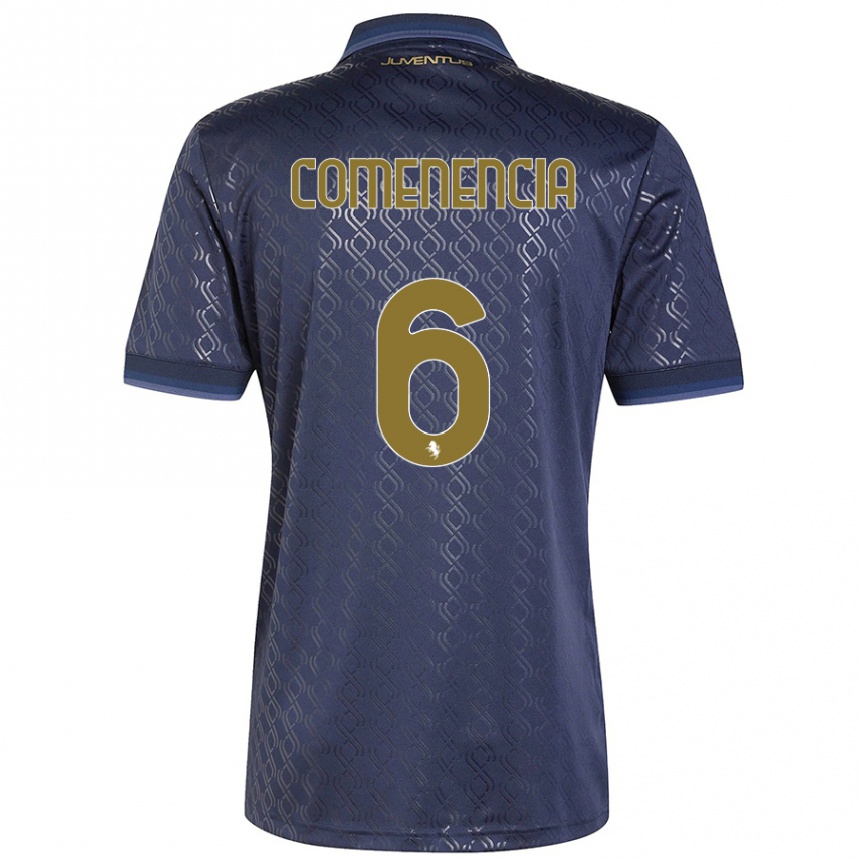 Kids Football Livano Comenencia #6 Navy Blue Third Jersey 2024/25 T-Shirt