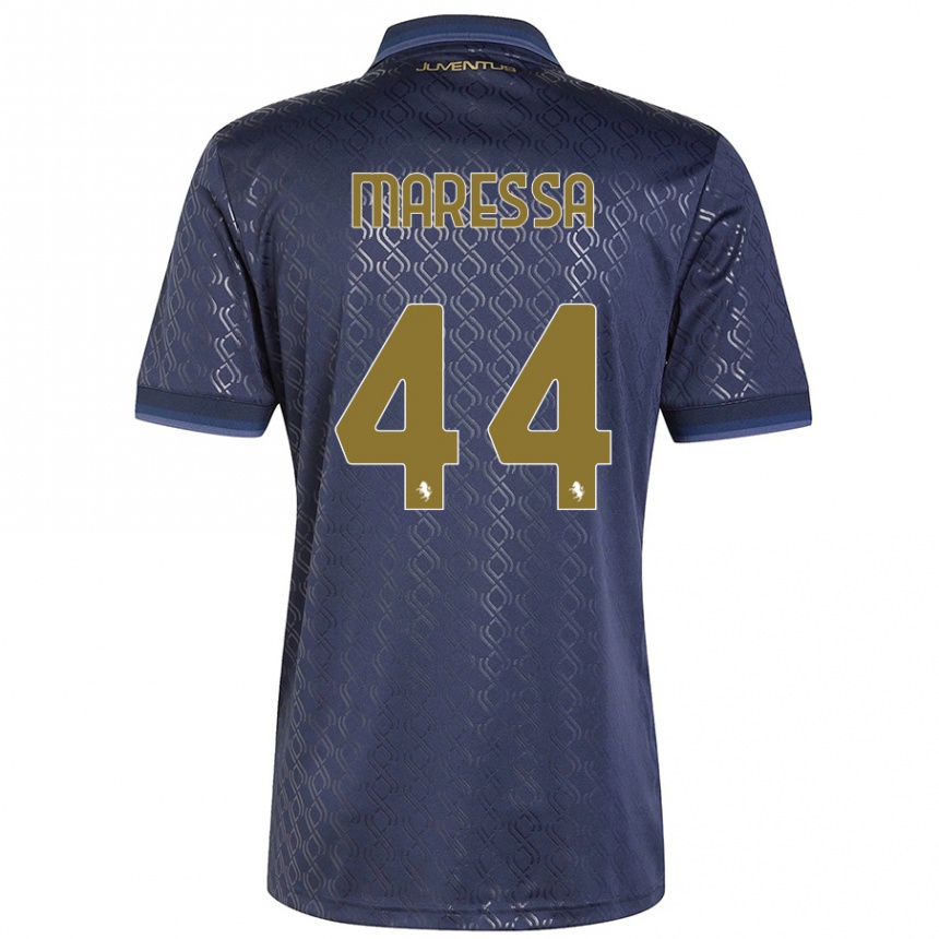 Kids Football Tommaso Maressa #44 Navy Blue Third Jersey 2024/25 T-Shirt