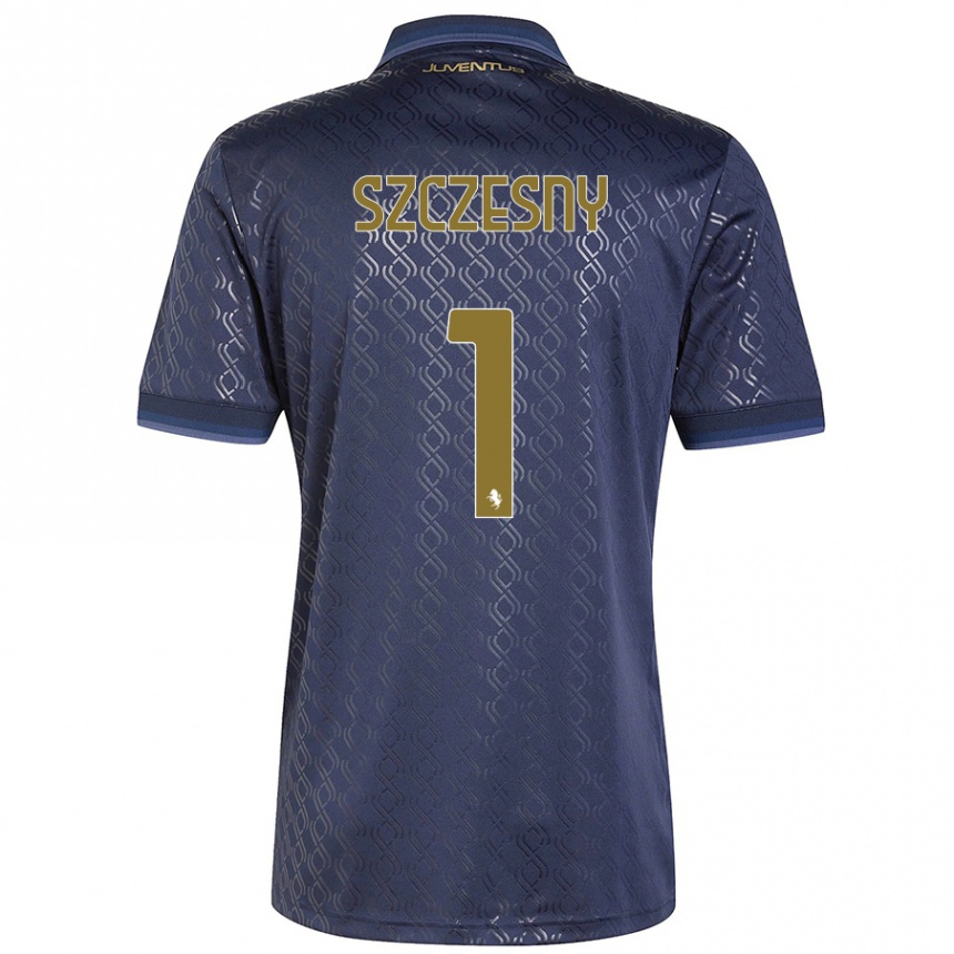 Kids Football Wojciech Szczesny #1 Navy Blue Third Jersey 2024/25 T-Shirt