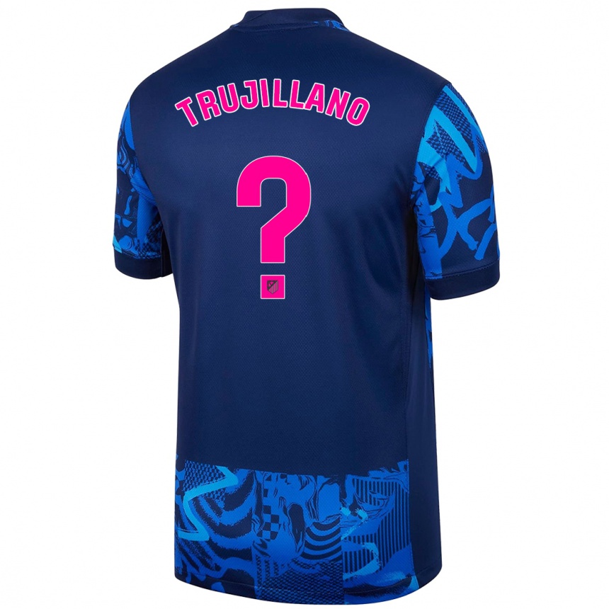 Kids Football Guillermo Trujillano #0 Royal Blue Third Jersey 2024/25 T-Shirt