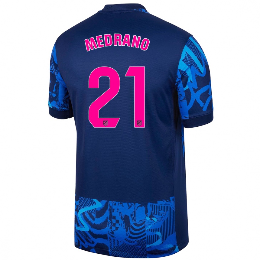 Kids Football Fernando Medrano #21 Royal Blue Third Jersey 2024/25 T-Shirt