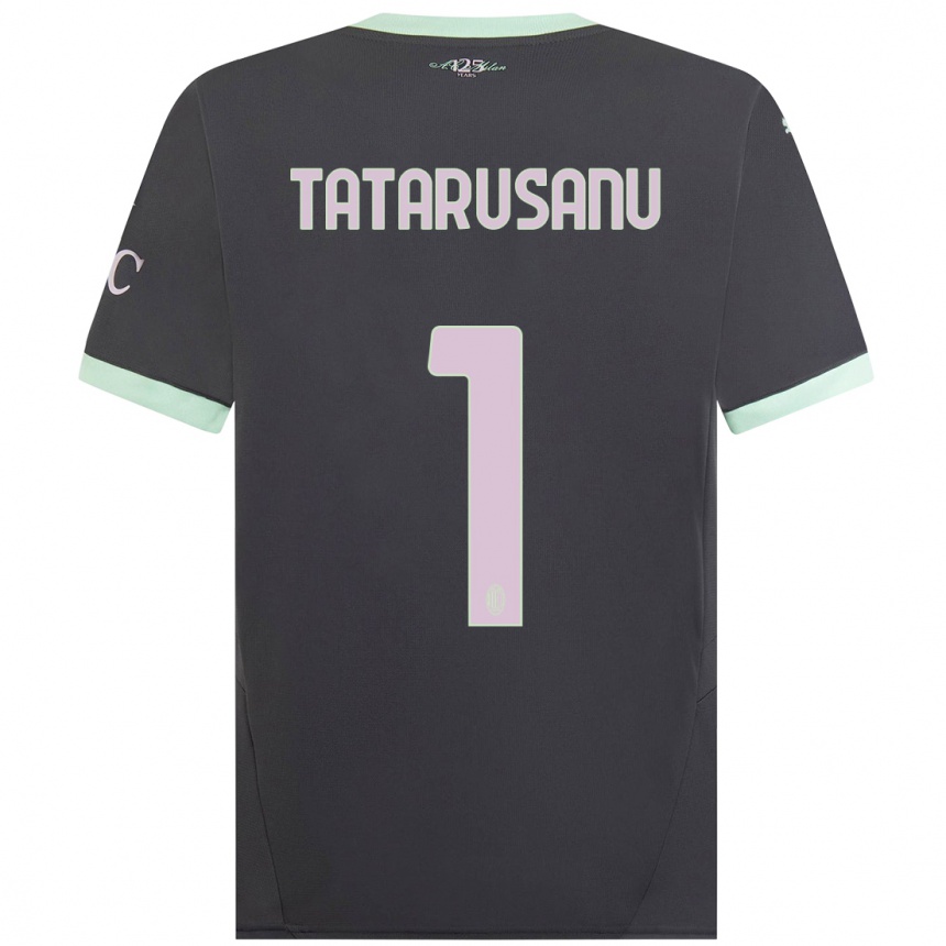 Kids Football Ciprian Tatarusanu #1 Grey Third Jersey 2024/25 T-Shirt