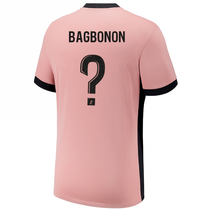 Kids Football Ethan Bagbonon #0 Rust Pink Third Jersey 2024/25 T-Shirt