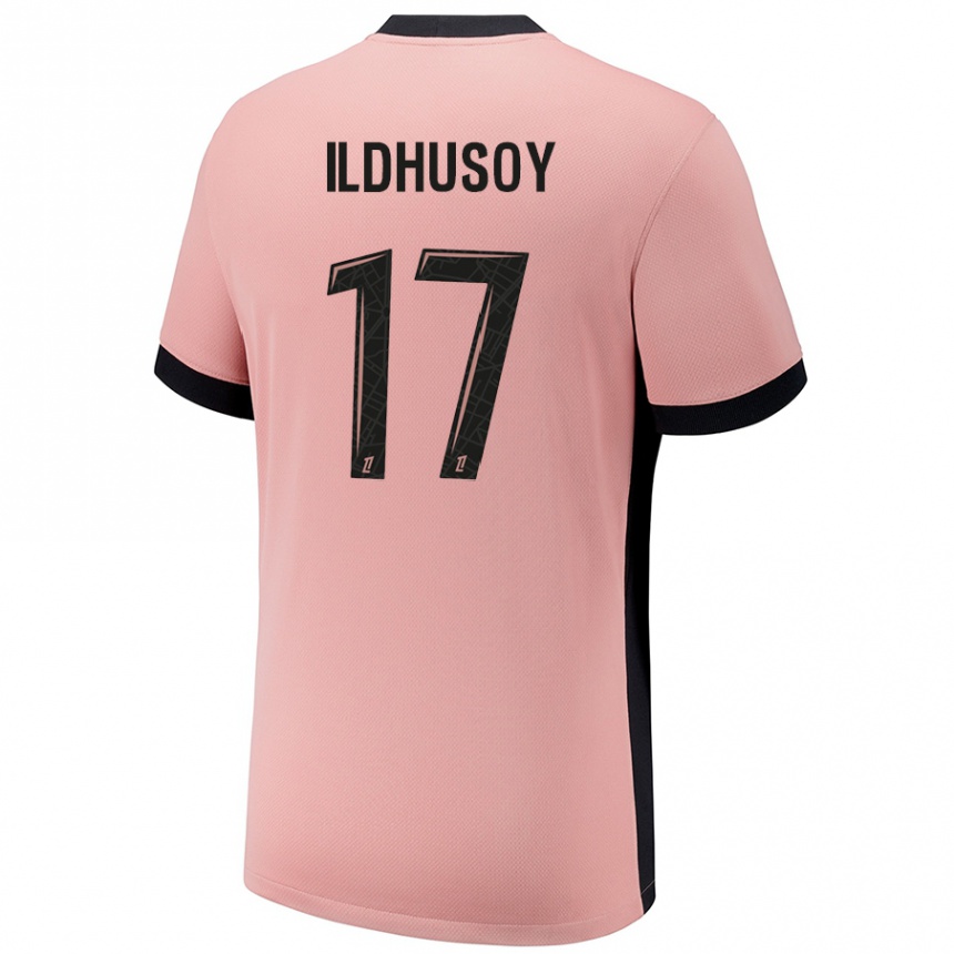 Kids Football Celin Bizet Ildhusoy #17 Rust Pink Third Jersey 2024/25 T-Shirt