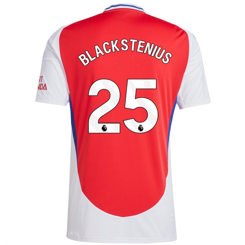 Men Football Stina Blackstenius #25 Red White Home Jersey 2024/25 T-Shirt