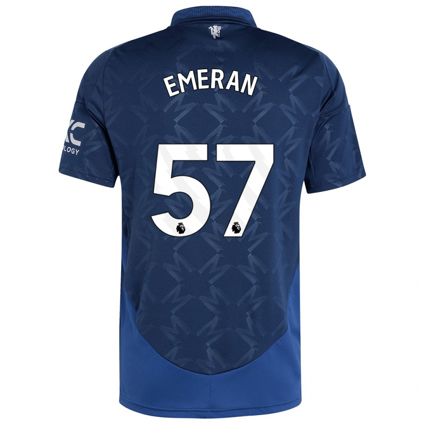 Men Football Noam Emeran #57 Indigo Away Jersey 2024/25 T-Shirt