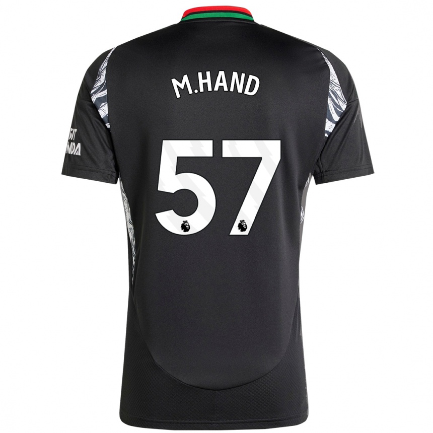 Men Football Ismail Oulad M'hand #57 Black Away Jersey 2024/25 T-Shirt