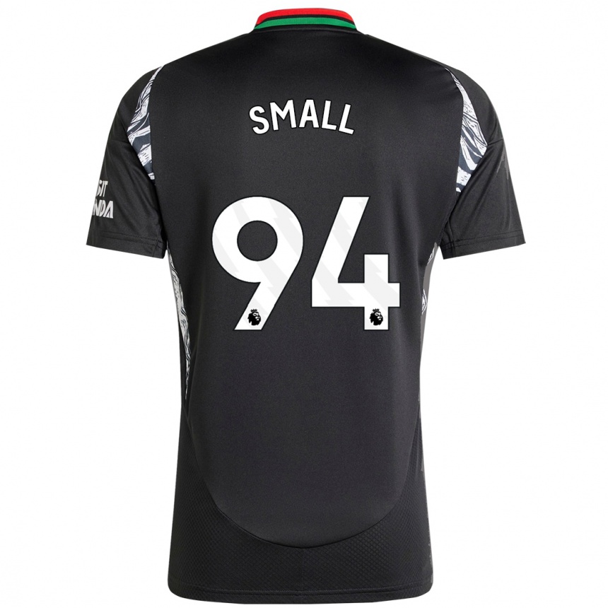 Men Football Coby Small #94 Black Away Jersey 2024/25 T-Shirt