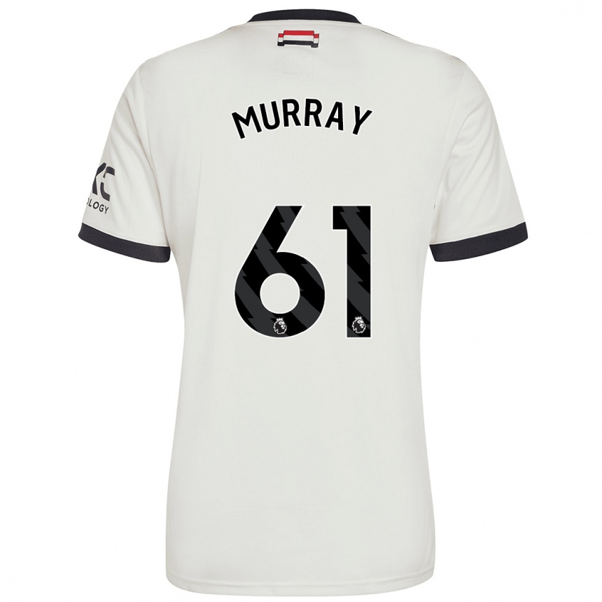 Men Football Sam Murray #61 Off White Third Jersey 2024/25 T-Shirt