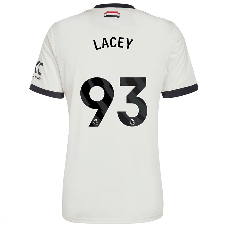 Men Football Shea Lacey #93 Off White Third Jersey 2024/25 T-Shirt