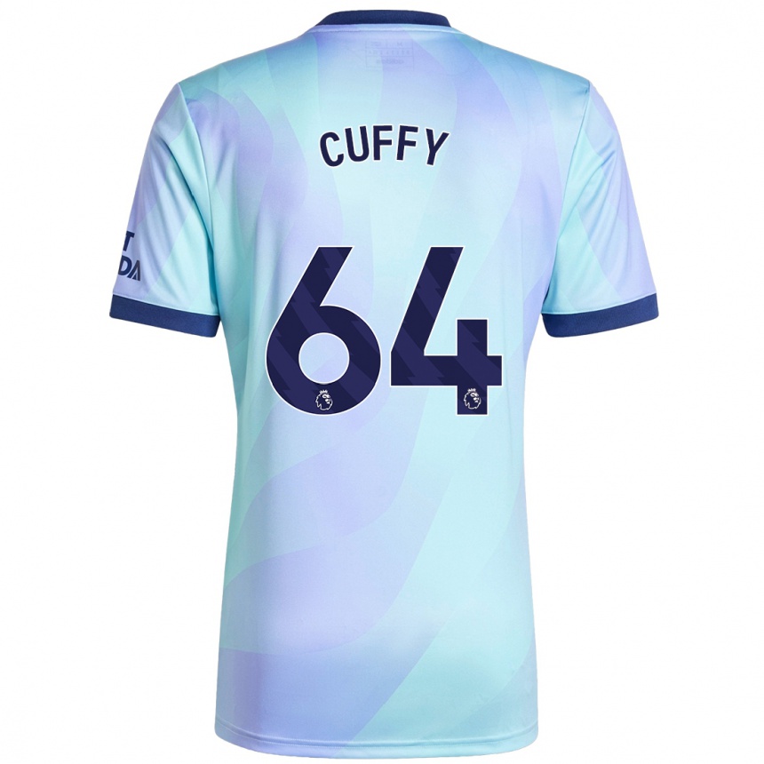 Men Football Brooke Norton Cuffy #64 Aqua Third Jersey 2024/25 T-Shirt