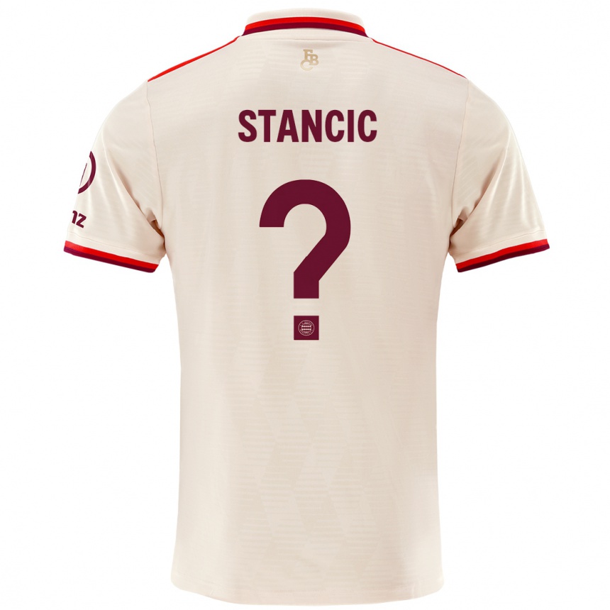 Men Football Luca Stancic #0 Linen Third Jersey 2024/25 T-Shirt