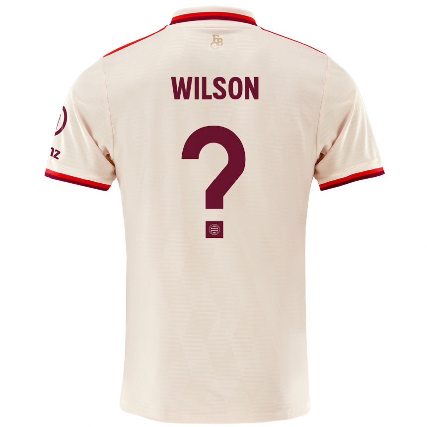 Men Football Oluwaseyi Wilson #0 Linen Third Jersey 2024/25 T-Shirt