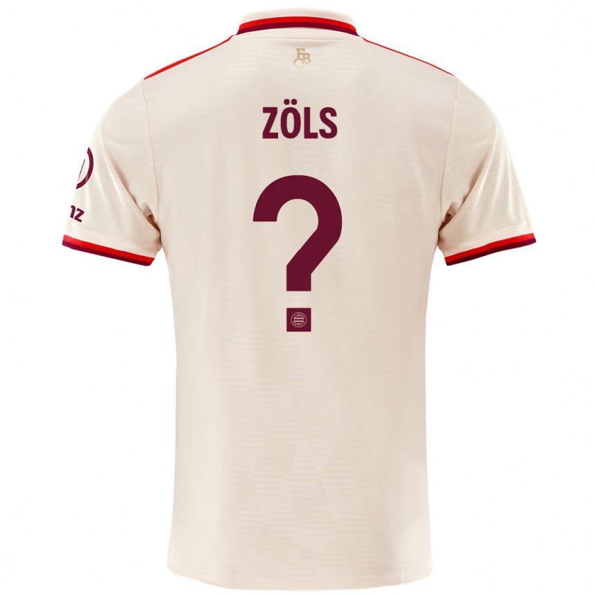 Men Football Simon Zöls #0 Linen Third Jersey 2024/25 T-Shirt