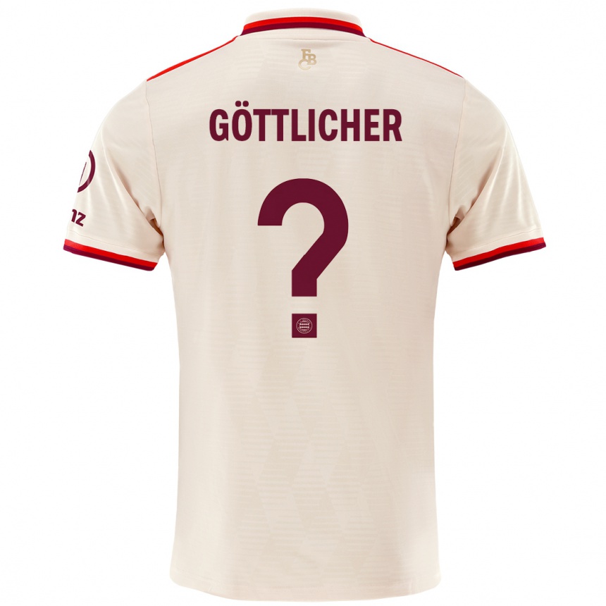 Men Football Moritz Göttlicher #0 Linen Third Jersey 2024/25 T-Shirt