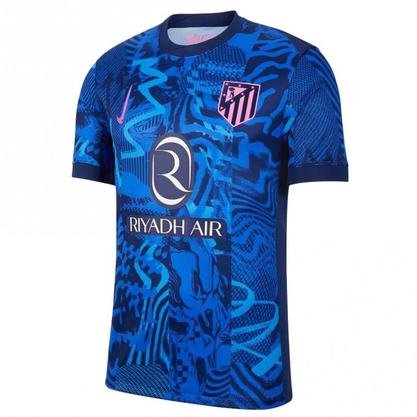 Men Football Maitane Lopez #7 Royal Blue Third Jersey 2024/25 T-Shirt