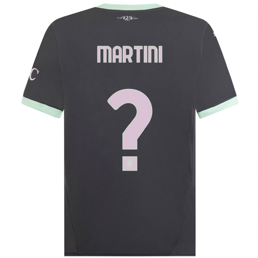 Men Football Thomas Martini #0 Grey Third Jersey 2024/25 T-Shirt