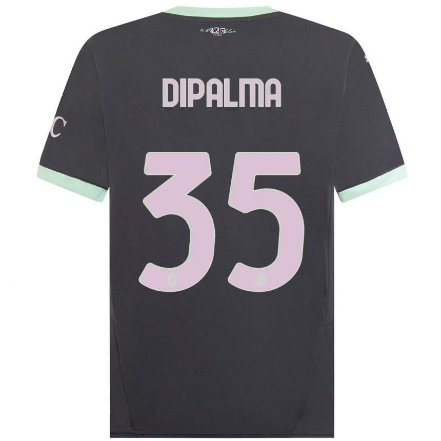 Men Football Matteo Dipalma #35 Grey Third Jersey 2024/25 T-Shirt