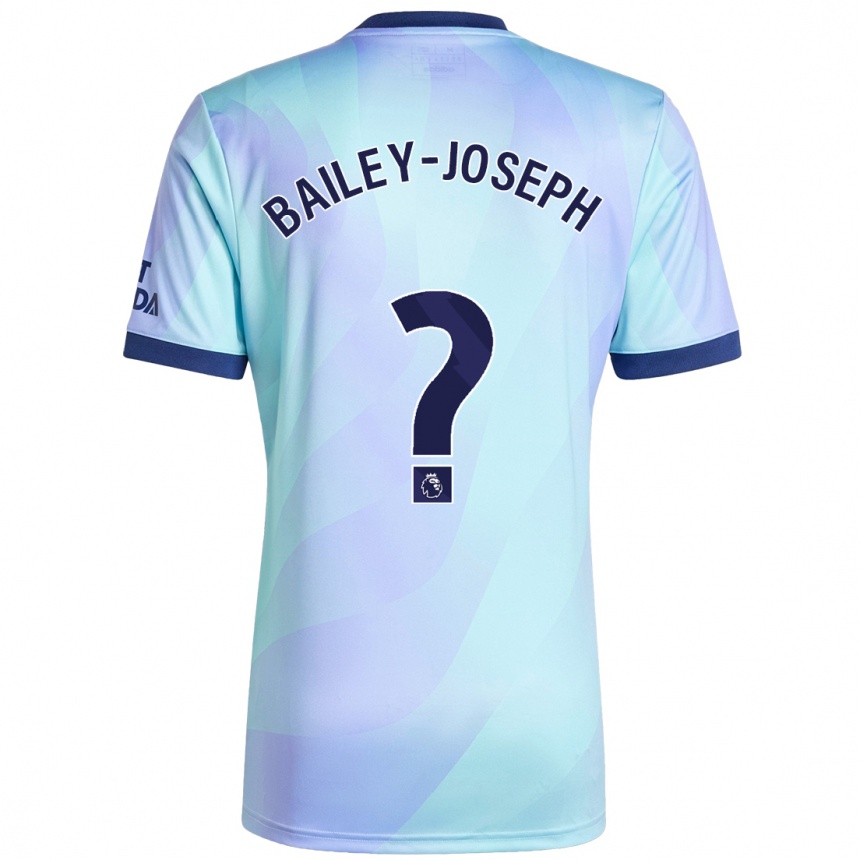 Women Football Brando Bailey-Joseph #0 Aqua Third Jersey 2024/25 T-Shirt