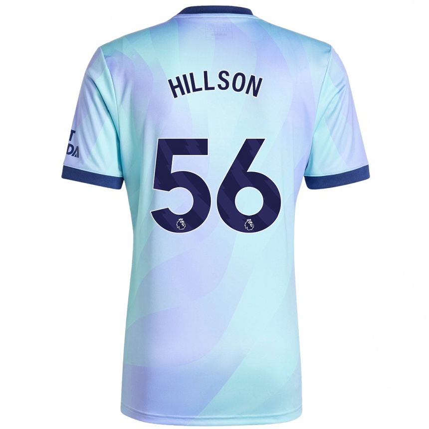 Women Football James Hillson #56 Aqua Third Jersey 2024/25 T-Shirt