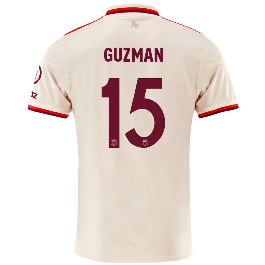 Women Football Ana María Guzmán #15 Linen Third Jersey 2024/25 T-Shirt