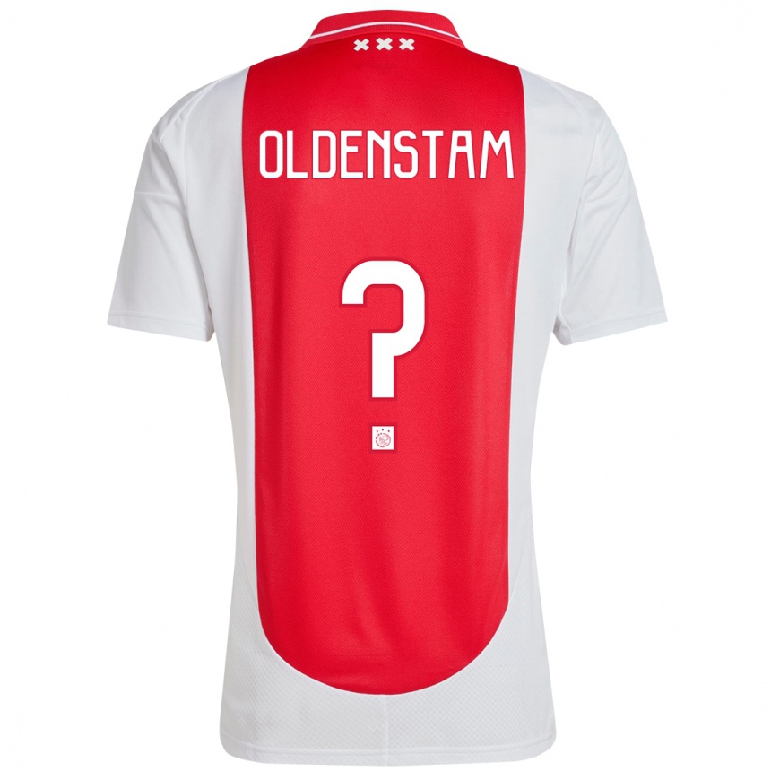 Kids Football Lyfe Oldenstam #0 Red White Home Jersey 2024/25 T-Shirt