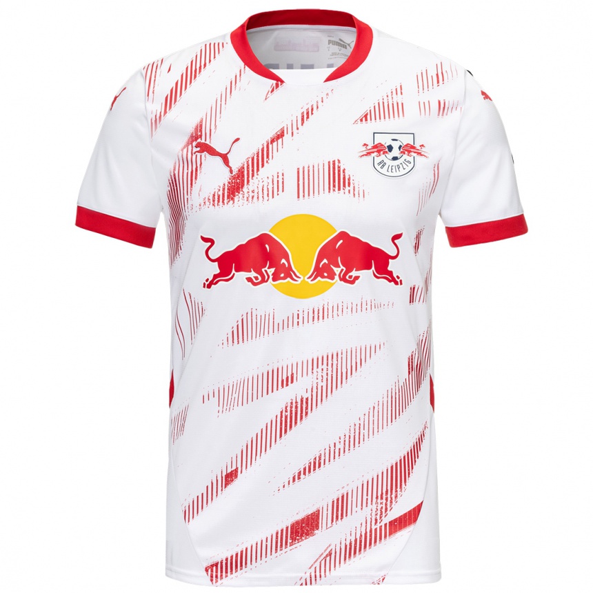 Kids Football Tim Köhler #31 White Red Home Jersey 2024/25 T-Shirt