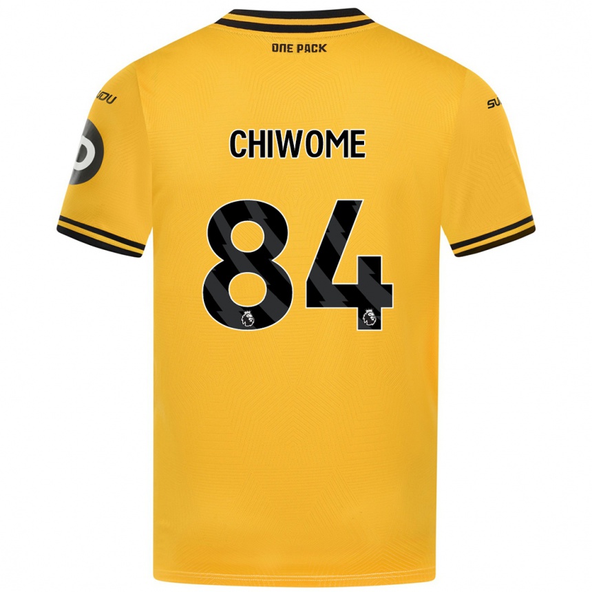 Kids Football Leon Chiwome #84 Yellow Home Jersey 2024/25 T-Shirt