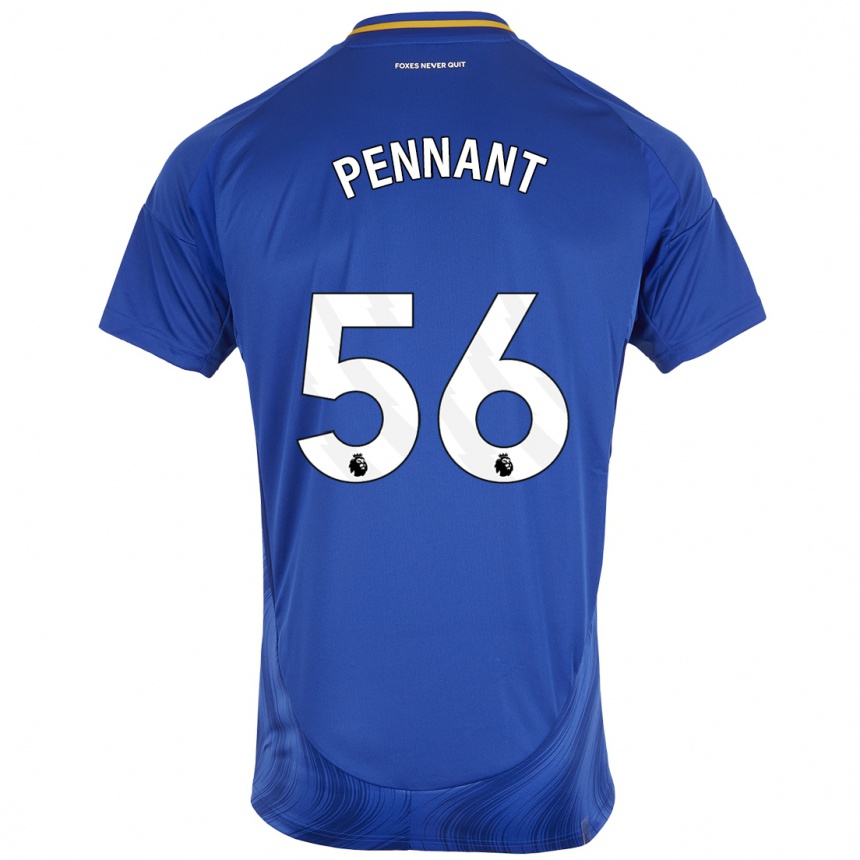 Kids Football Terrell Pennant #56 Blue White Home Jersey 2024/25 T-Shirt