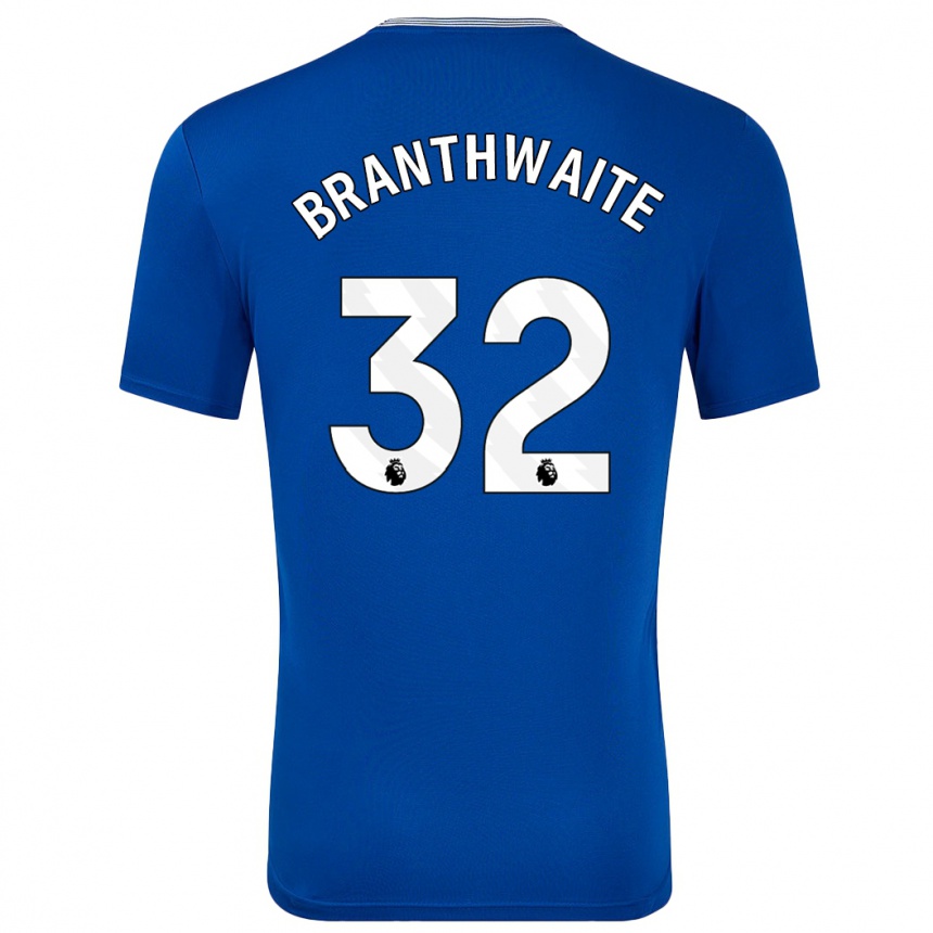 Kids Football Jarrad Branthwaite #32 Blue With Home Jersey 2024/25 T-Shirt