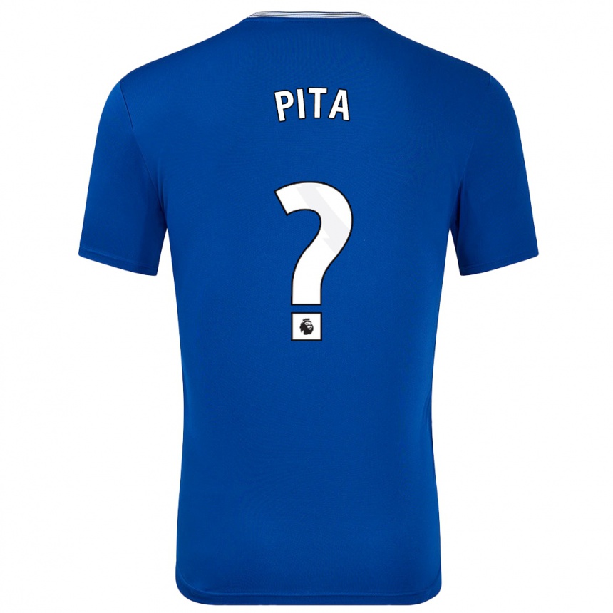 Kids Football Shea Pita #0 Blue With Home Jersey 2024/25 T-Shirt